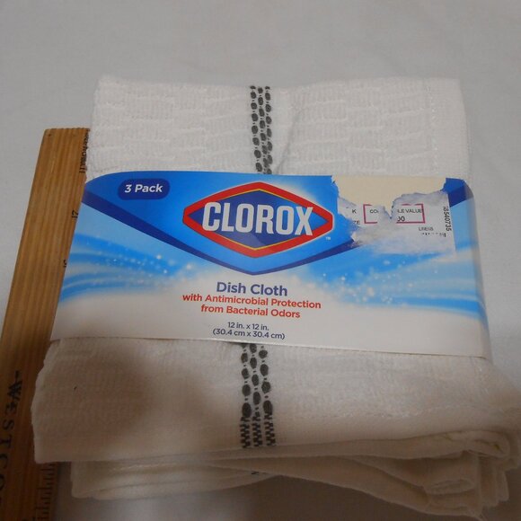 Clorox Kitchen New 3 Pack Clorox Dish Cloths W Antimicrobial